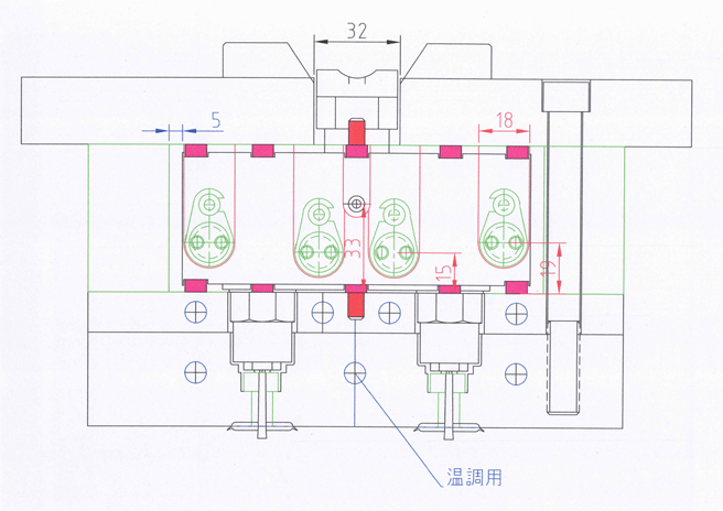 ミニランナー装置構成図 H型タイプ